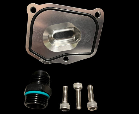 Jackspania K Series K20 K24 Timing Chain Tensioner Oil Return Plate Drain 3 Bolt