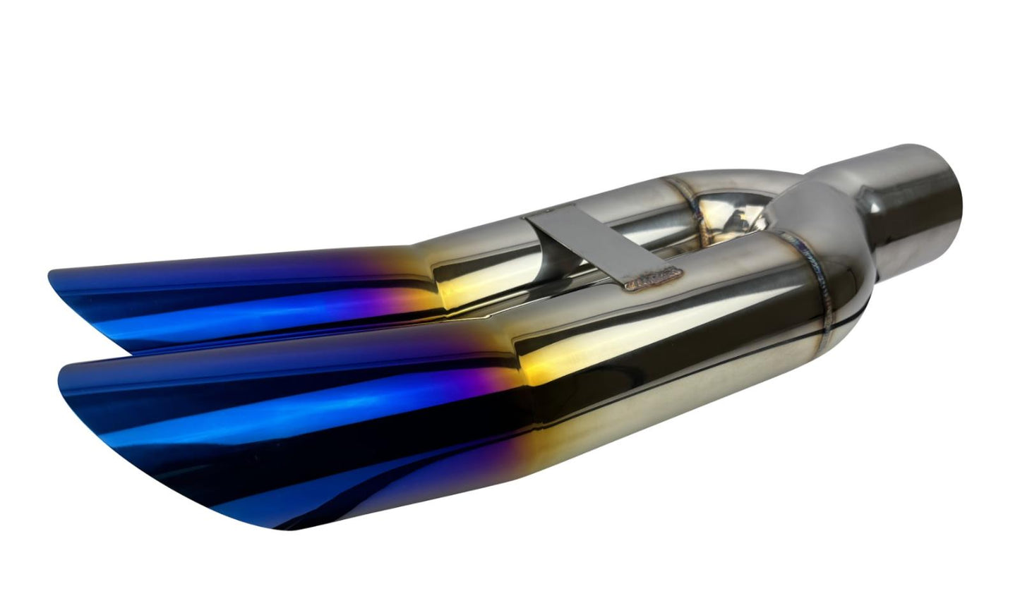 Dual Tip Stainless Steel Blastpipe Version 1 Blast Pipe Bosozoku 3 inch 3"