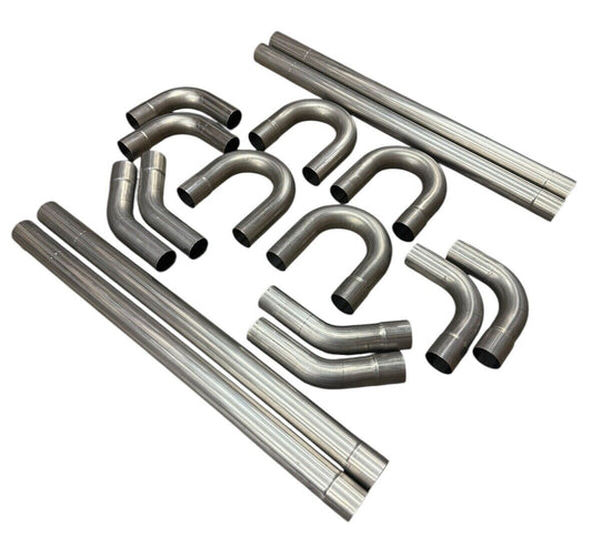 Stainless Steel Exhaust Manifold Tubing Mandrel Piping Straight Bent 18 Gauge SS