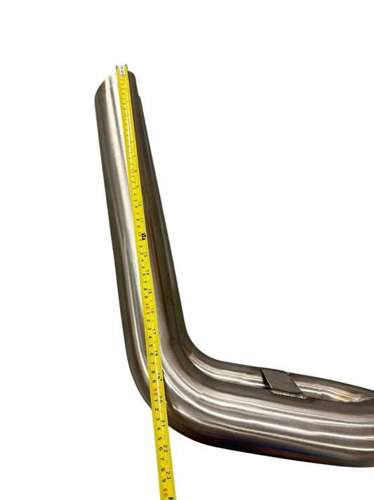 3" 3 Inch Exhaust Muffler Tip Blast Pipe Long Extended Blastpipe Bosozoku