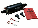 Billet Aluminum External Fuel Pump Surge Tank For 380LPH 044 Check Valve 1L USA JSR-DRP