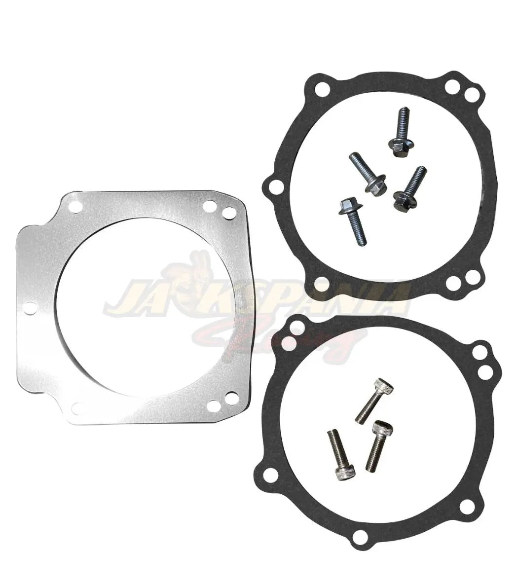 Billet LS 92mm 3 Bolt Intake to 102mm 4 Bolt Throttle Body LS1 Truck Adapter USA JSR-DRP