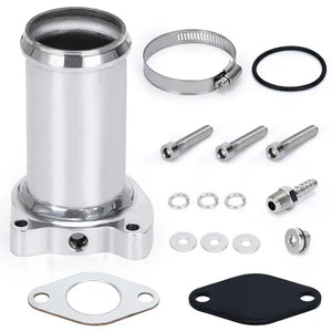 EGR Valve Replacement Pipe for VW 1.9L TDI 50MM VE90 | VE 110 | PD100 | PD115 - SILVER Carrot Top Tuning