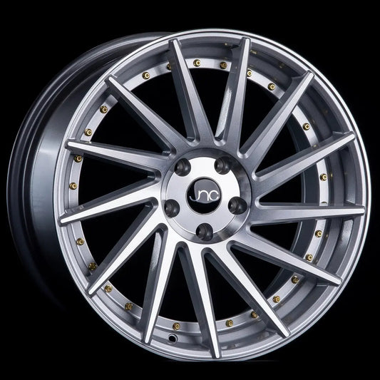 JNC051 Silver Machine Face /Gold Rivets JNC Wheels