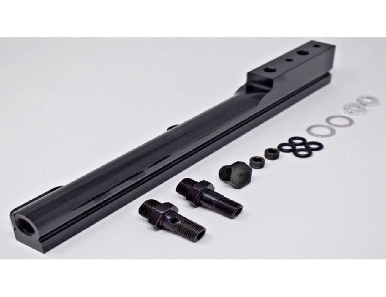 D Series High Flow Fuel Rail Black Anodized Aluminum