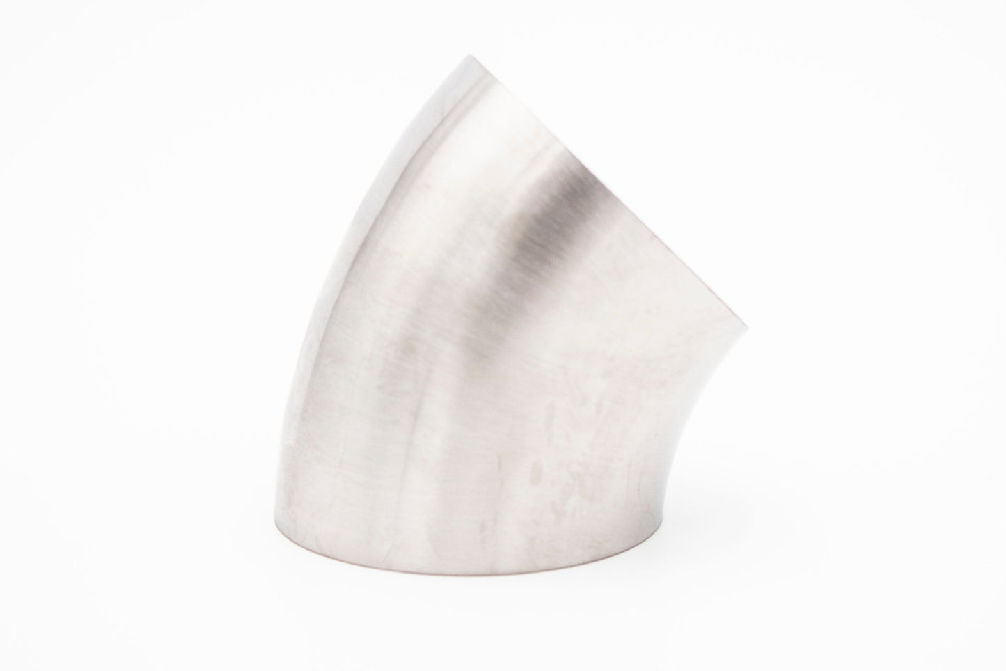 3.000" 1.5mm 16GA 45° Mandrel Bend - (4.500" / 1.5D CLR) - Brushed Finish - 304 SS Stainless