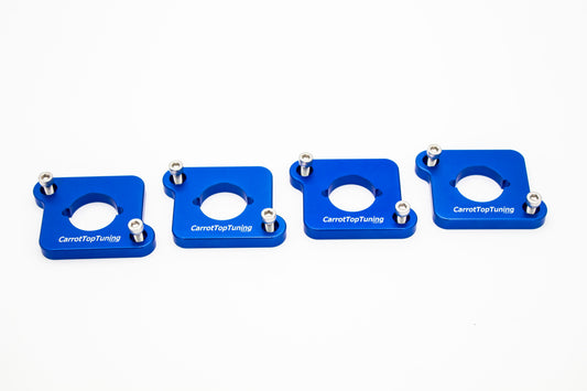 CNC Billet 1.8T to 2.0T / R8 Coil Pack Adapters Spacers VW GTI JETTA GOLF PASSAT | AUDI A4 A6 TT | Blue