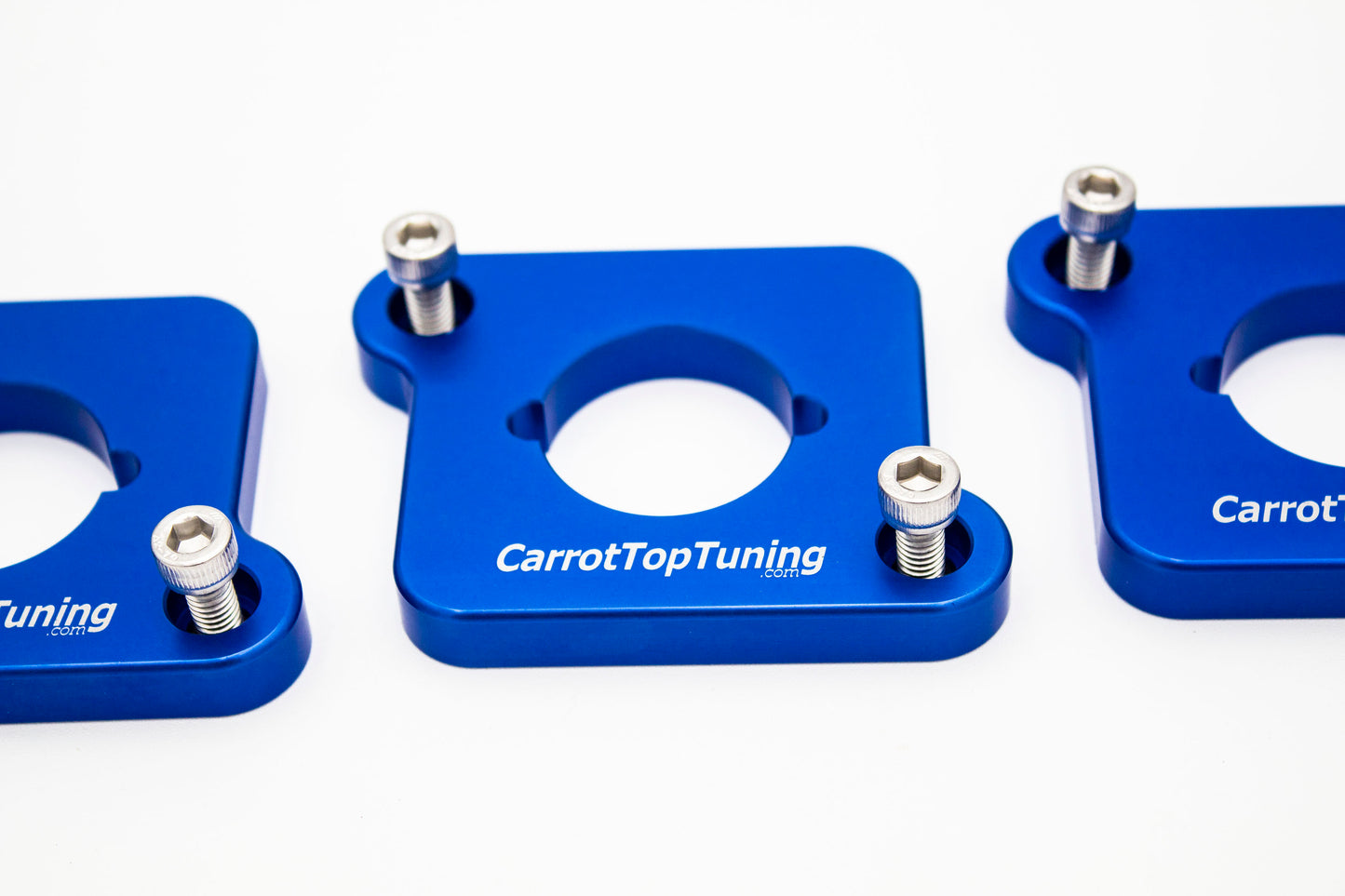 CNC Billet 1.8T to 2.0T / R8 Coil Pack Adapters Spacers VW GTI JETTA GOLF PASSAT | AUDI A4 A6 TT | Blue