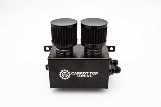 VW 1.8T PnP Dual Breather Oil Catch Can Kit for MK1/MK2 Golf GTI Rabbit Jetta