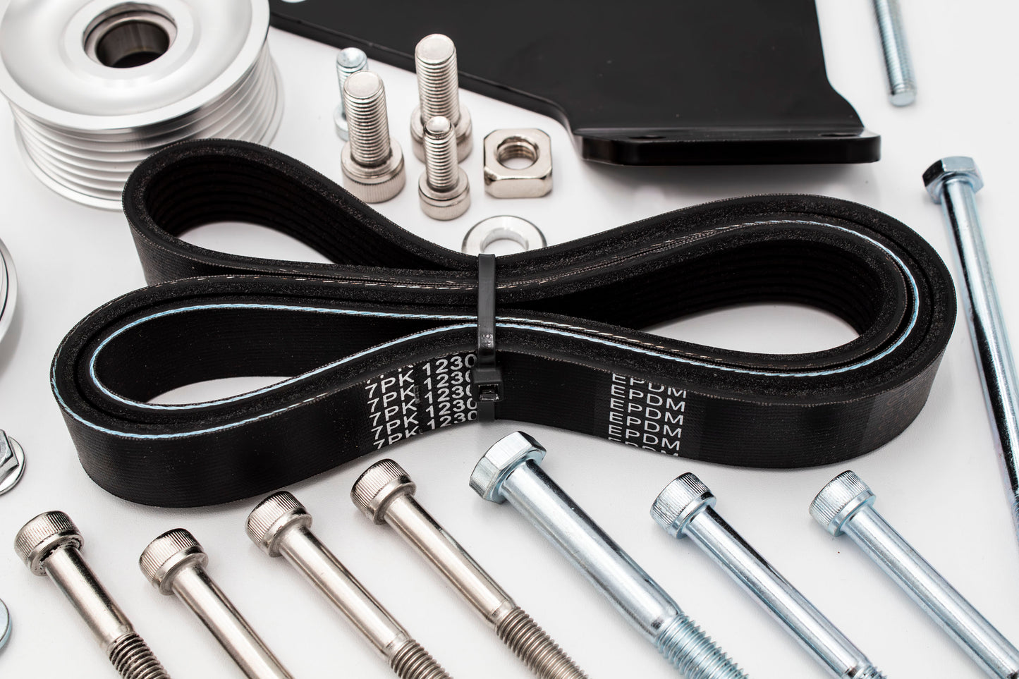 K Series K20 K24 AC PS Eliminator Dual Pulley Kit For Honda Acura K Swap RSX Type S