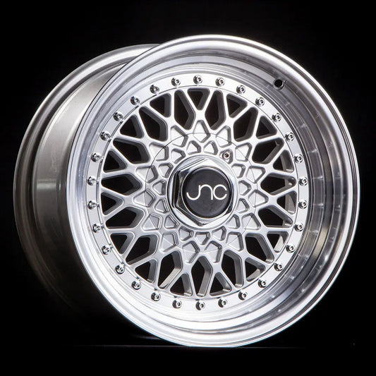JNC004 Silver Machined Lip JNC Wheels