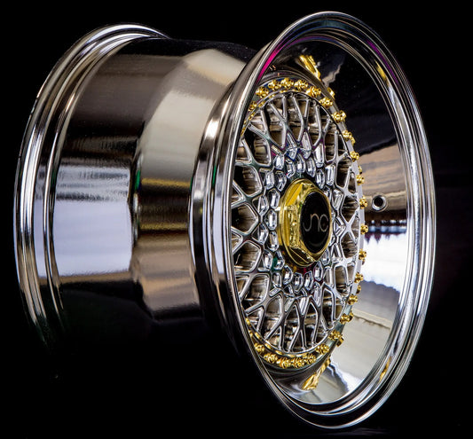 JNC004S Platinum Gold Rivets JNC Wheels