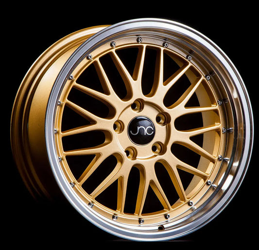 JNC005 Gold Machined Lip JNC Wheels
