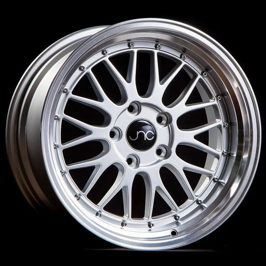 JNC005 Silver Machine Lip JNC Wheels