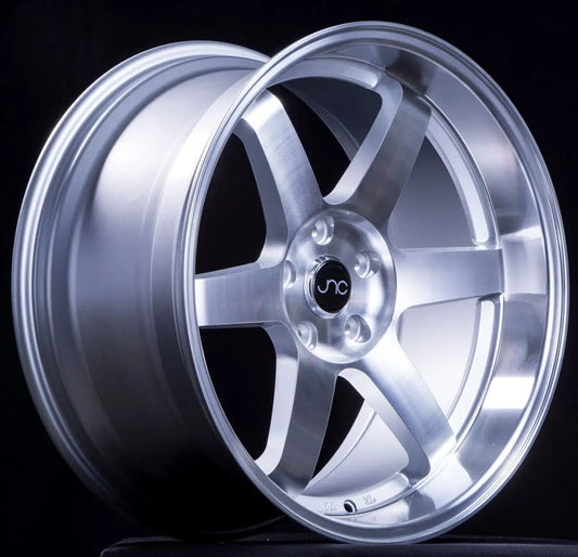 JNC014 Silver Machined Face JNC Wheels