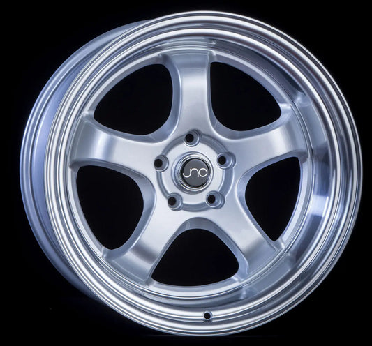 JNC017 Silver Machined Lip JNC Wheels