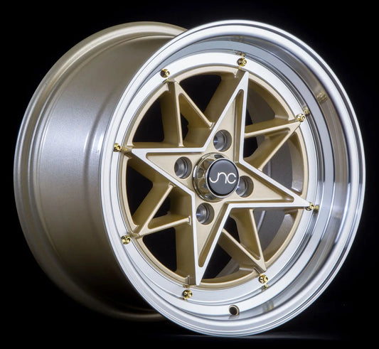 JNC025 GOLD Machined Face Gold Rivets JNC Wheels