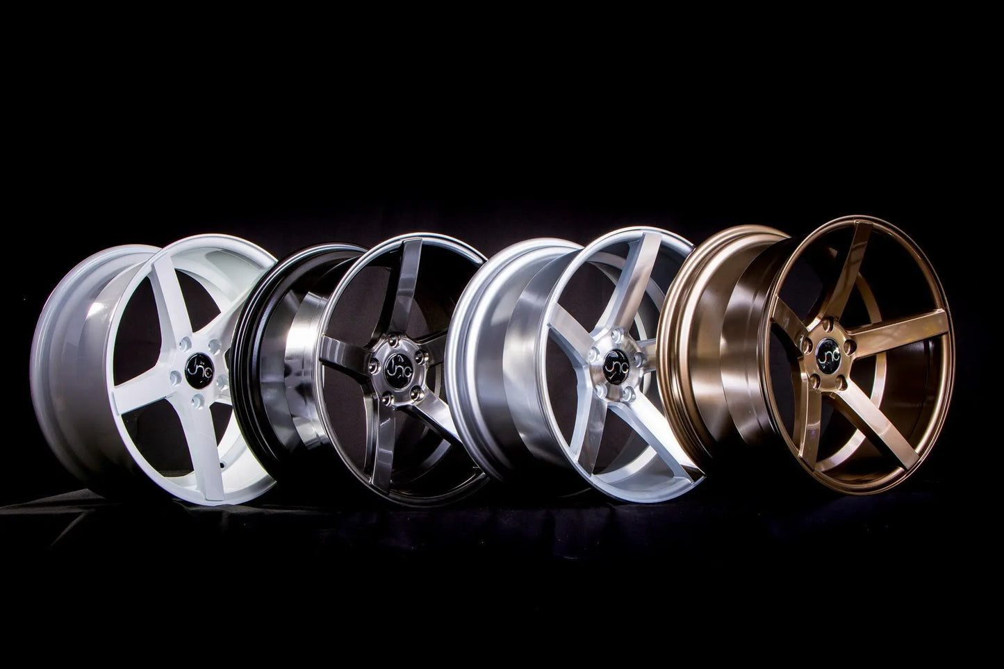 JNC026 White JNC Wheels