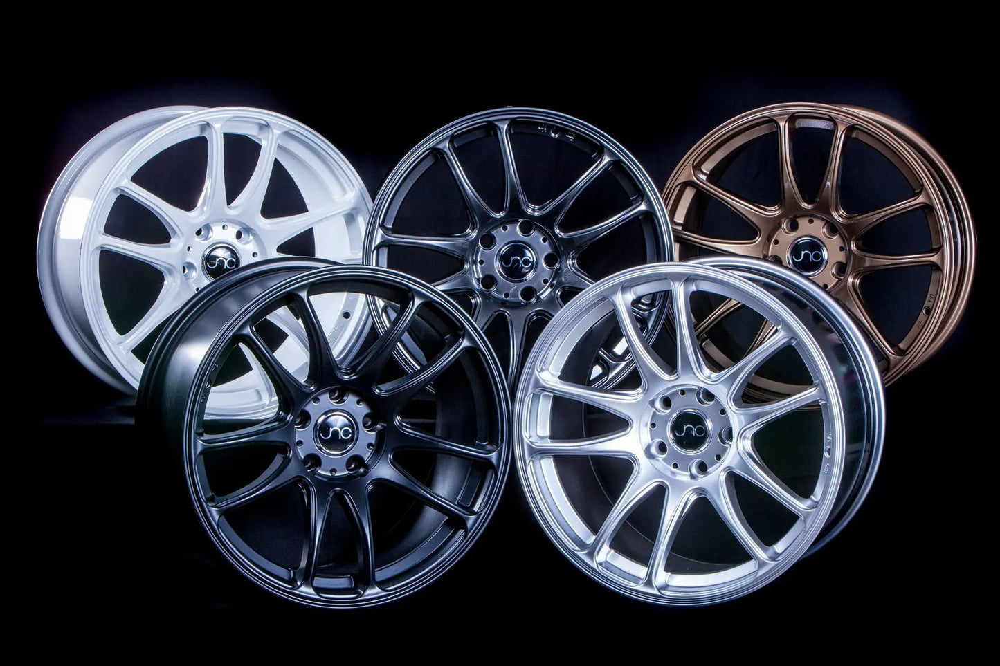JNC030 White JNC Wheels