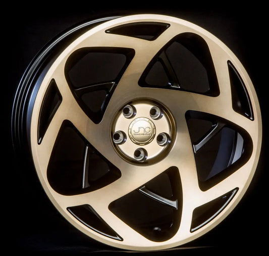 JNC047 MATTE BLACK MACHINE BRONZE FACE JNC Wheels
