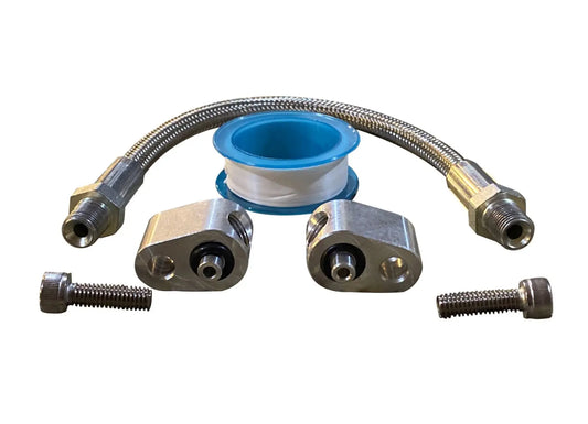 LS Engine 3 Bolt DBC DBW Gen 3 Throttle Body Bypass Steel Braided Hose Coolant JSR-DRP