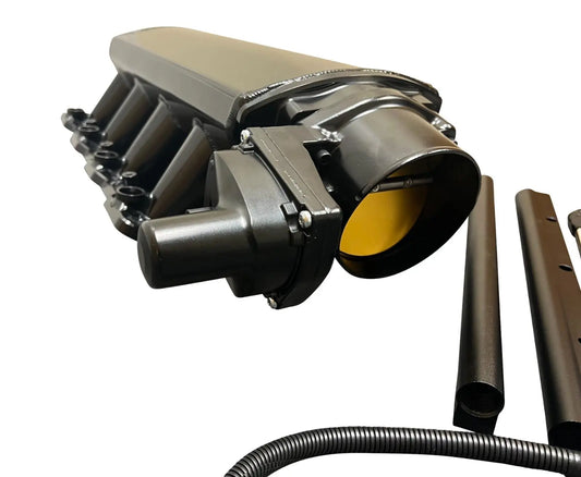 LS Low Profile Metal Fabricated Intake Manifold DBW LS1 LS2 LS6 92mm Cathedral JSR-DRP