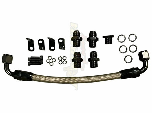 LS OE Fuel Feed Return Rail Kit GM Stock Intake Manifold LS1 LS2 LS6 V8 EFI AN6 JSR-DRP