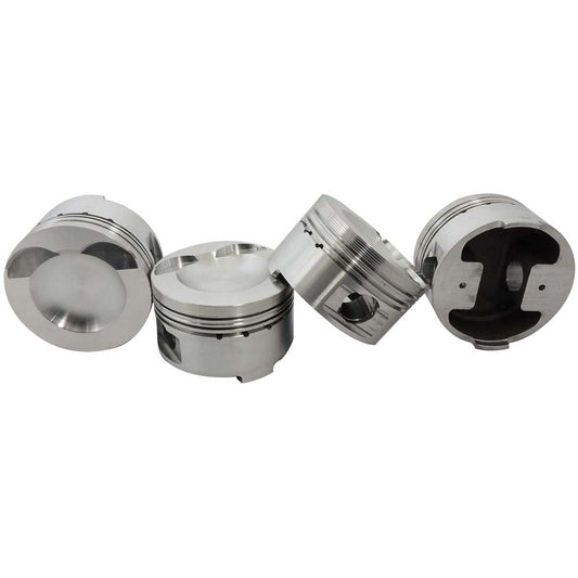 FORGED PISTON AND RINGS SET 83MM VW/AUDI 2.0L TSI + 144MM X 20MM HIGH PERFORMANCE STEEL BASIC CONNECTING ROD SET 3/8" BOLT (600HP)