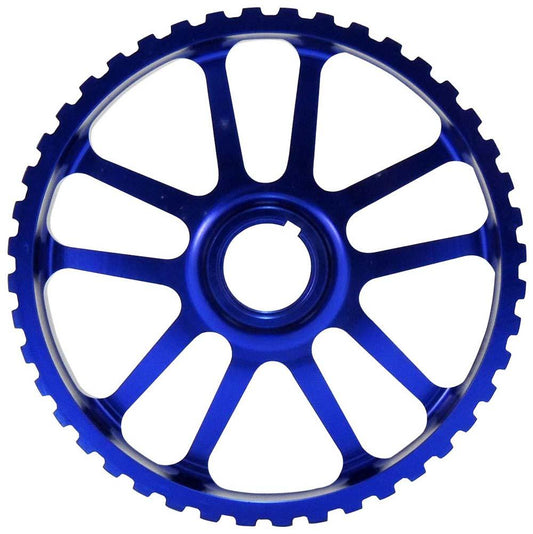 VW 74-98 8V Y series lightweight fixed cam pulley / intermediate shaft - Blue