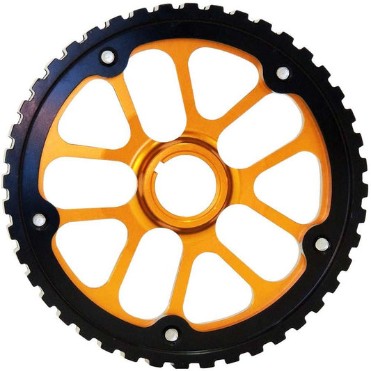VW 74-98 8V Y series adjustable cam gear pulley - Black/Gold