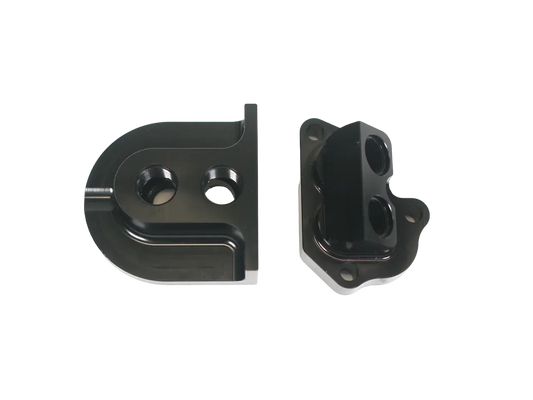 Precision Works Oil Filter Relocation Kit - 2011-23 Ford 5.0 Coyote Mustang GT F150 PLM