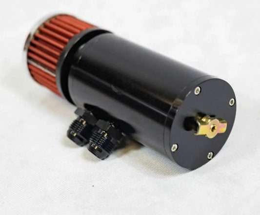 Pro Series Baffled 0.75L 10AN Oil Catch Can Hose Kit and Fittings Universal AN10 JSR-DRP