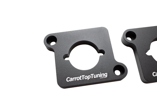 CNC Billet 1.8T to 2.0T / R8 Coil Pack Adapters VW GTI JETTA GOLF PASSAT | AUDI A4 A6 TT | Black Carrot Top Tuning