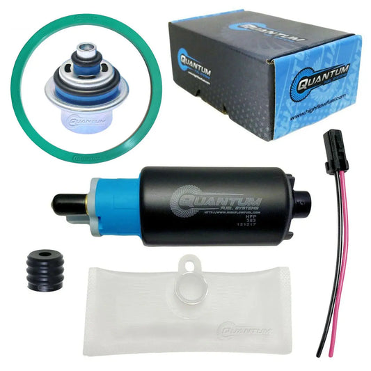 QFS OEM Replacement In-Tank EFI Fuel Pump w/ Regulator, Tank Seal, Strainer, HFP-383-RT QFS