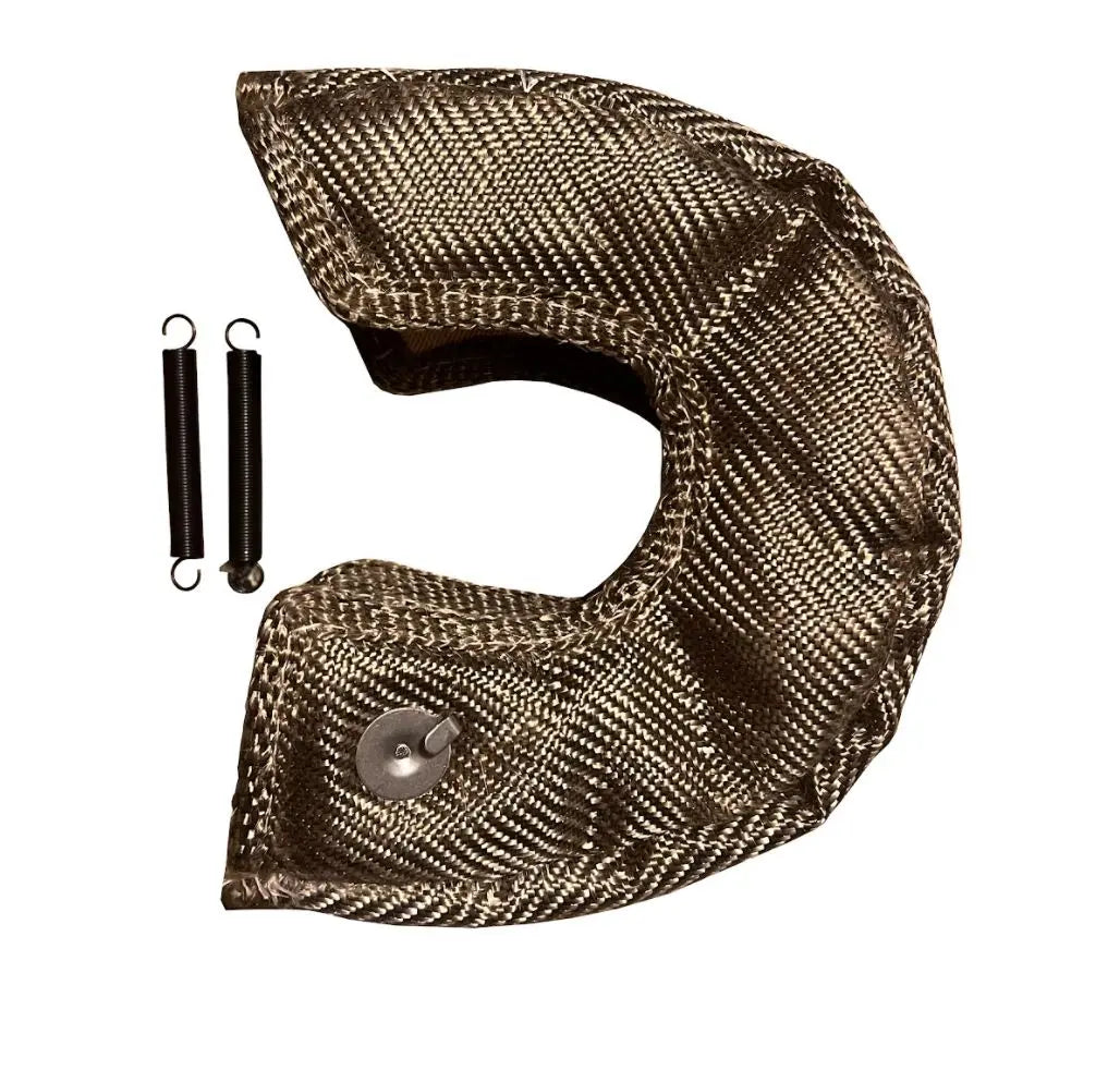 T3 Carbon Fiber Turbo Blanket Heat Shield Turbocharger Cover Wrap Titanium USA JSR-DRP