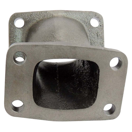 T3 cast iron flange turbocharger manifold exhaust relocation/adapter