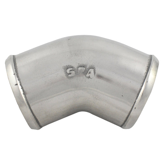 2.5" tight radius 45° elbow intake pipe