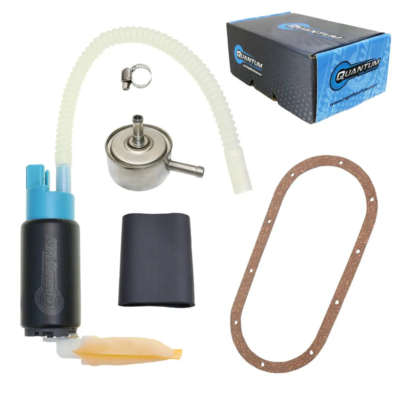 QFS OEM Replacement In-Tank EFI Fuel Pump w/ Tank Seal, Fuel Filter, Strainer, HFP-382-HDT2F2 QFS