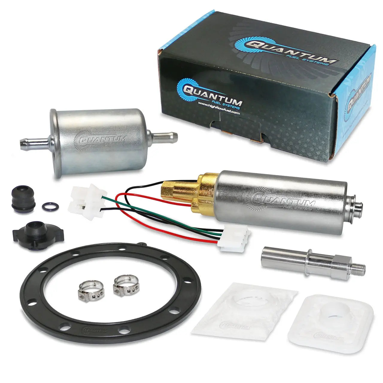 QFS OEM Replacement In-Tank EFI Fuel Pump w/ Tank Seal, Fuel Filter, Strainer, HFP-501DI QFS