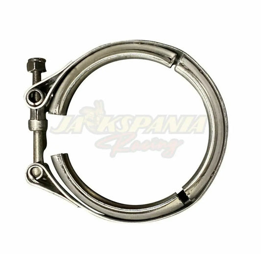 Universal 2.5" Inch Stainless Steel VBand Turbo Downpipe Exhaust Clamp Vband 304 JSR-DRP