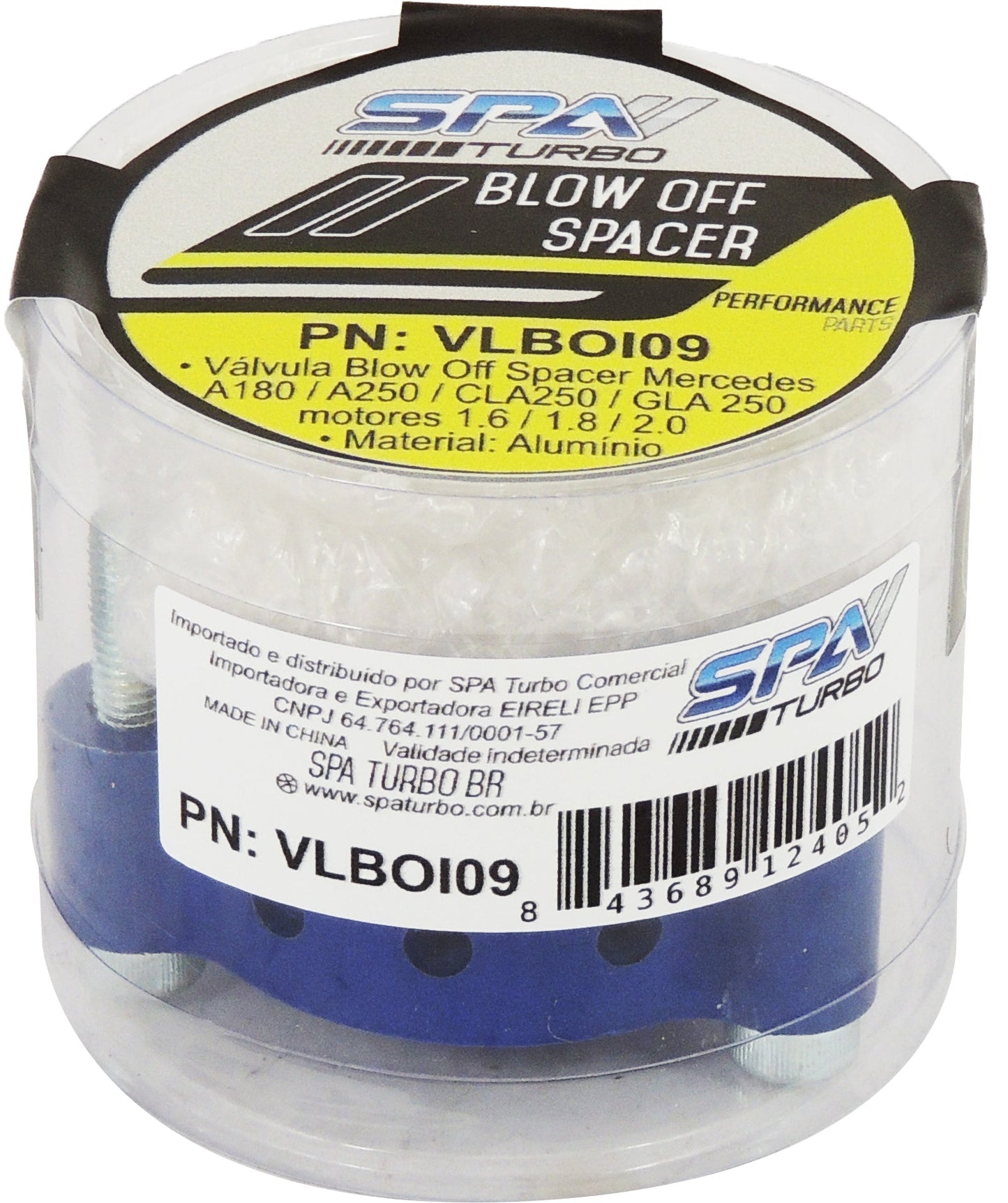 Aluminum Blow Off Valve Adapter Spacer BOV Mercedes 2.0T Turbo A180 CLA 250 A250 GLA 250 - Blue Series - PRE SALE