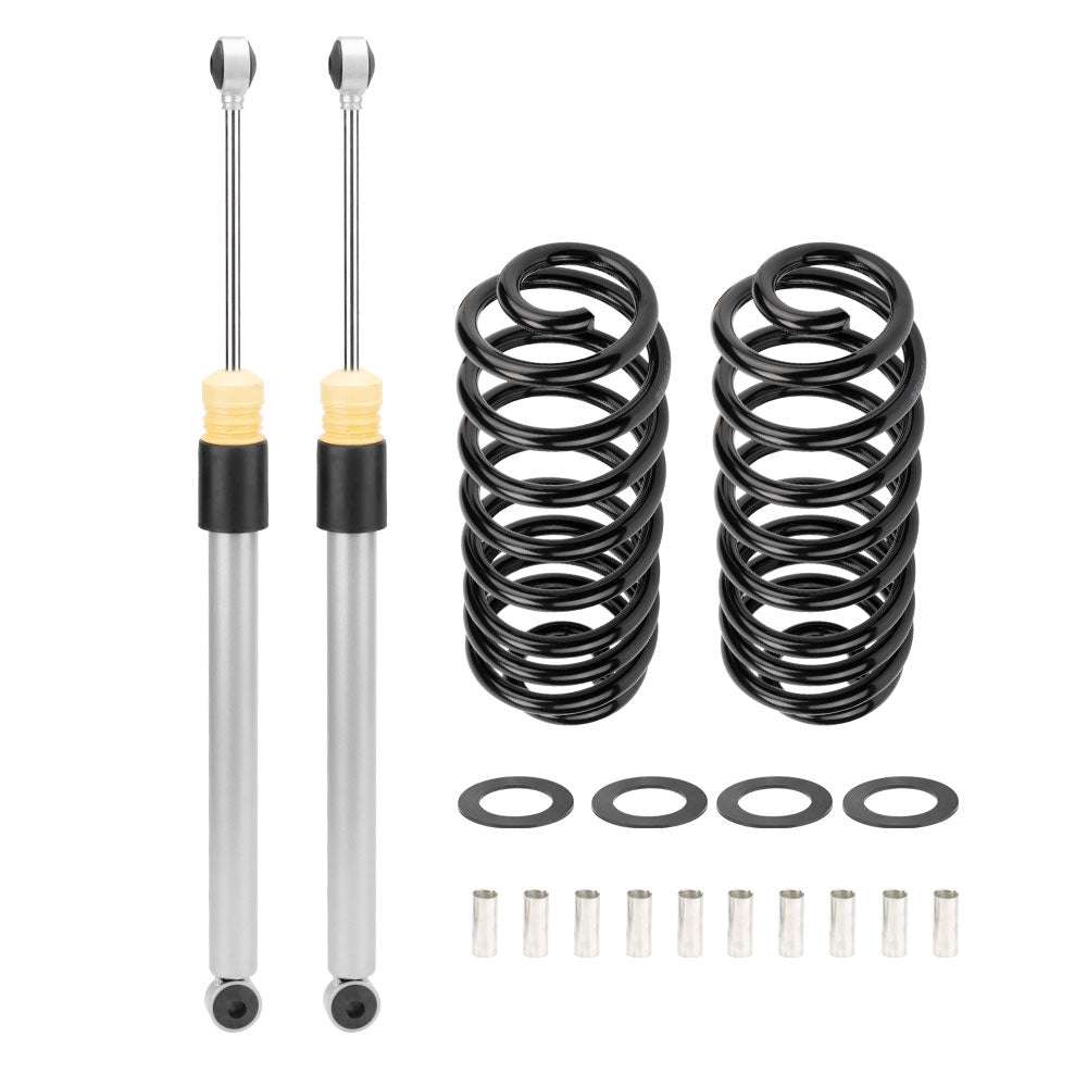 Hummer H2 2003-2009 2 PCS Rear Air to Coil Spring Conversion Kit with Shocks lowering kit
