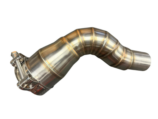 Exhaust Middle Pipe Link OBM Muffler Modified For 390 Duke 390 ADV Husqvarna 401