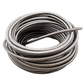 5 Foot AN6 Stainless Steel Braided Fuel Oil Gas Line Hose -6AN - Carrot Top Tuning