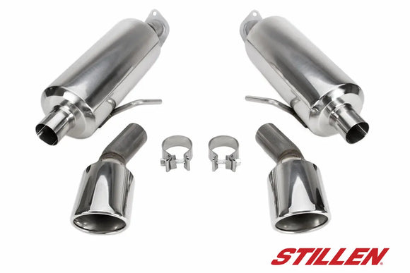 2014-15 Infiniti Q50 Stainless Steel Axle-Back Exhaust System - 504442 STILLEN