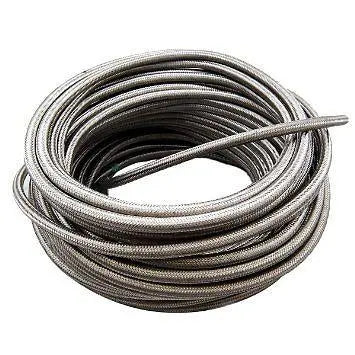 20 Foot AN8 Stainless Steel Braided Fuel Oil Gas Line Hose  -8AN - Carrot Top Tuning
