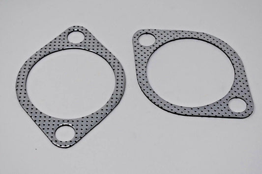 2x Downpipe To Exhaust 2.5" 2 Bolt Gasket Fits Subaru WRX STI EVO X 10 GT Cback JSR-DRP