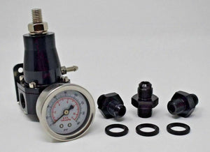 30-70 Psi Universal Fuel Pressure Regulator Gauge An6 Fittings Motor K Fpr USA JSR-DRP