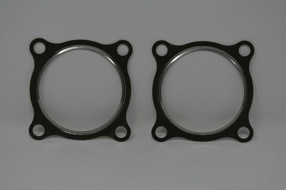 2X 3 Inch 4 Bolt Turbo Downpipe Stainless Steel Gasket GT30 GT35 T3 Turbochargers