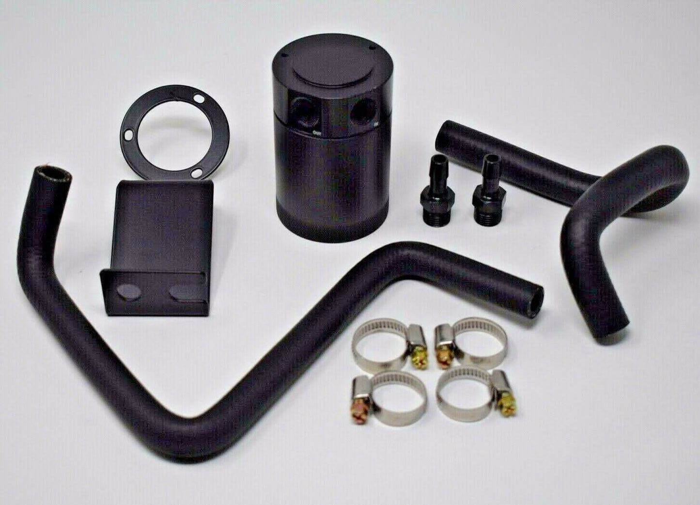 Baffled Oil Catch Can PCV Side Black for Toyota, Subaru, Scion FR-S, BRZ, GT-86 2013+, AE86